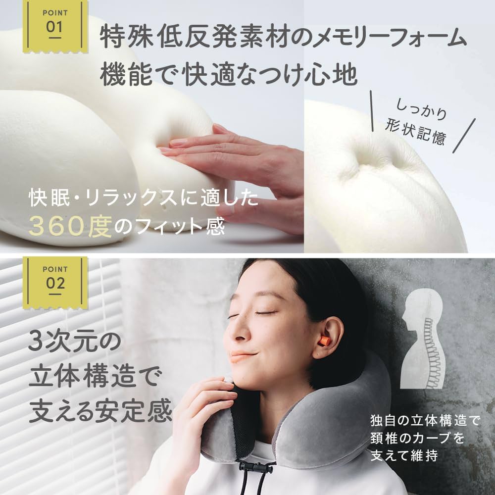 【16370円→6666円】新品 Deepth  ネックケア・エアピロー 取扱を終了した商品です］マッサージ機能・ヒーター内蔵